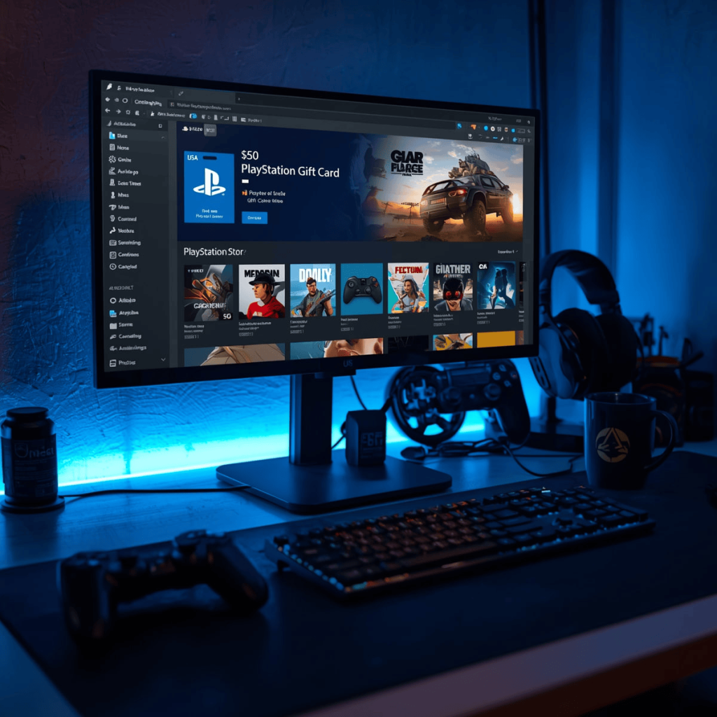 $50 playstation gift card